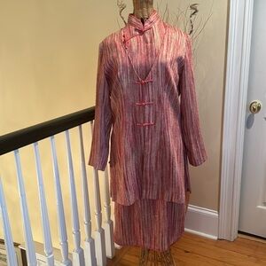 Shanghai 🔥dress with a coat. Silk 2 piece